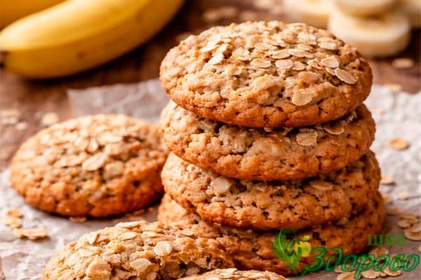 Овсяно-банановое печенье