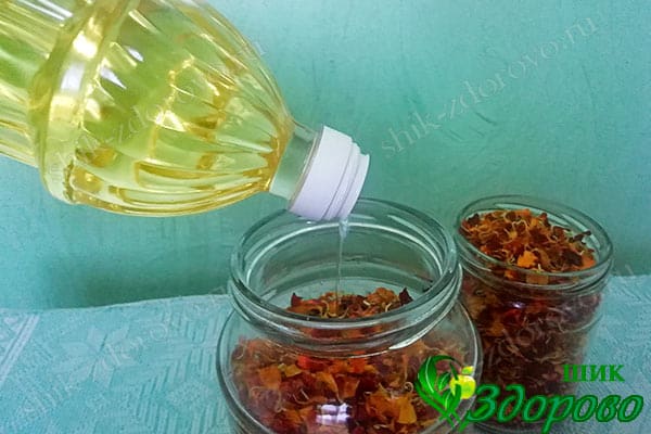 рецепт как приготовить масло из тагетеса