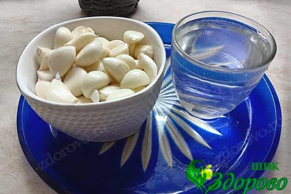 чеснок и спирт для настойки